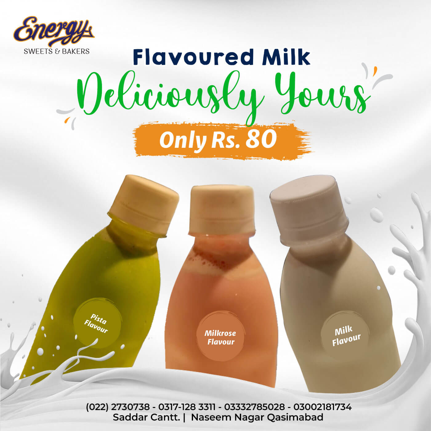 Energy Sweets Flavoured Milk