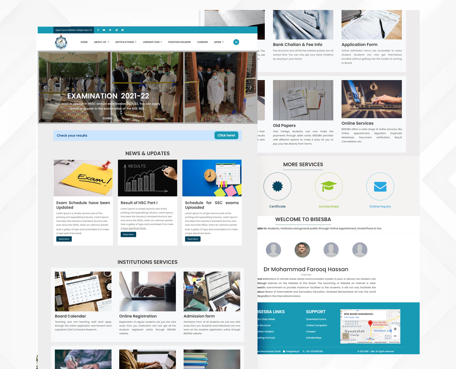 Board of Intermediate & Secondary Education, Shaheed Benazirabad