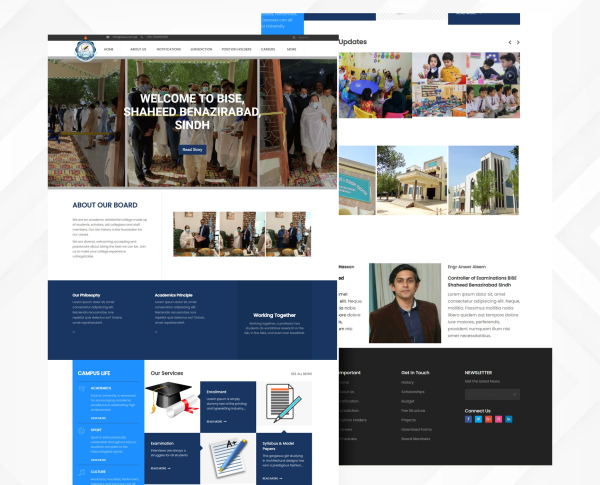 Board of Intermediate & Secondary Education, Shaheed Benazirabad